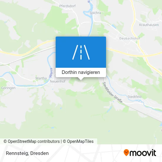 Rennsteig Karte