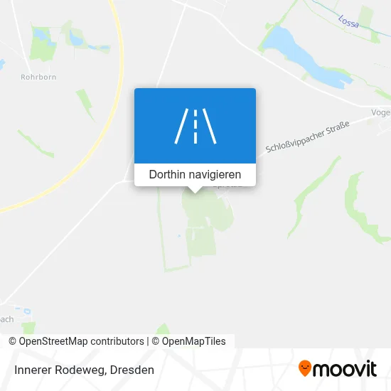 Innerer Rodeweg Karte