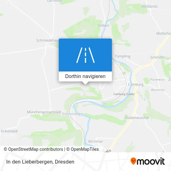 In den Lieberbergen Karte