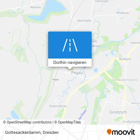 Gottesackerdamm Karte