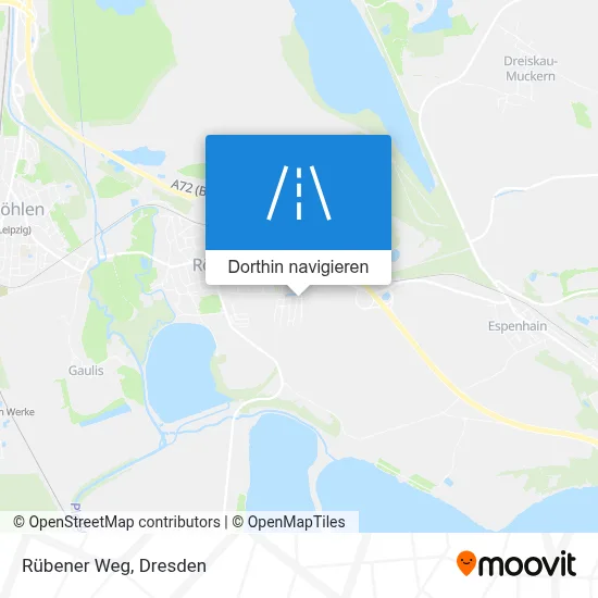 Rübener Weg Karte
