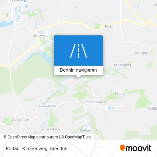 Rodaer Kirchenweg Karte