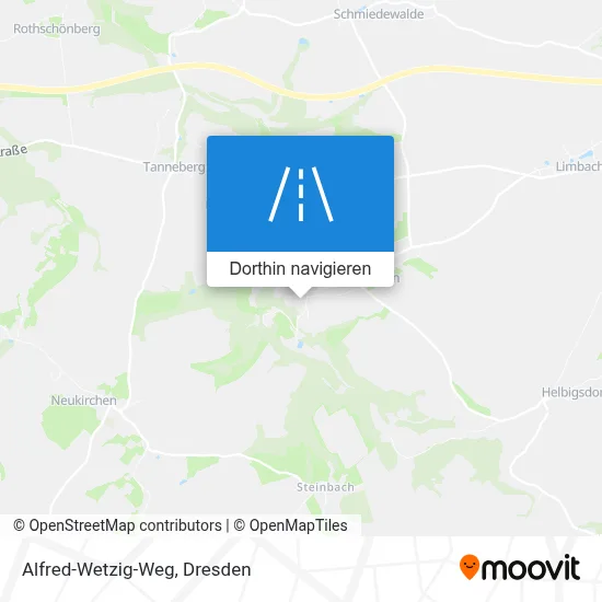 Alfred-Wetzig-Weg Karte