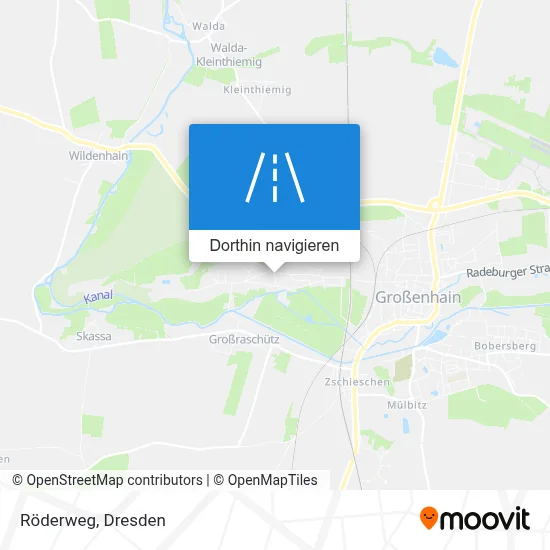 Röderweg Karte