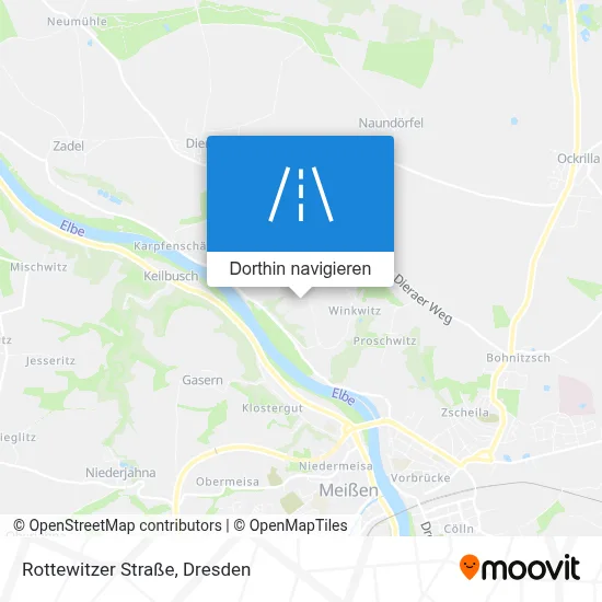 Rottewitzer Straße Karte