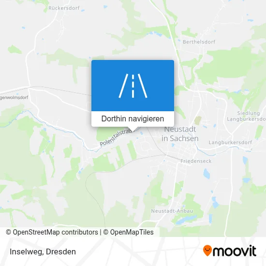 Inselweg Karte