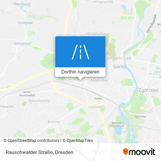 Rauschwalder Straße Karte