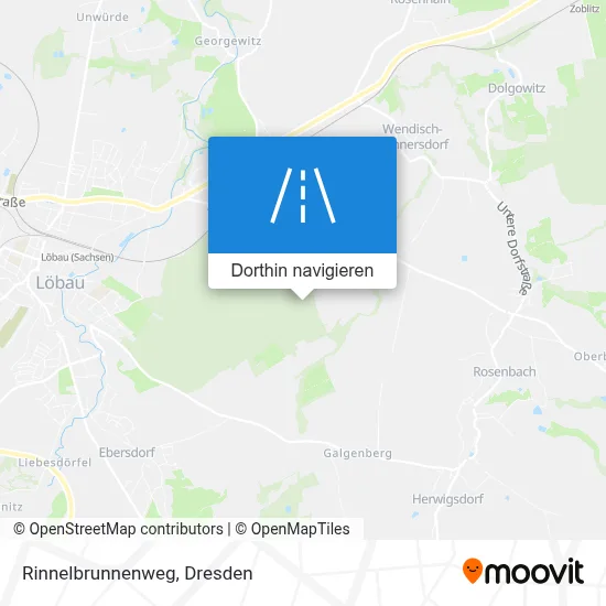 Rinnelbrunnenweg Karte
