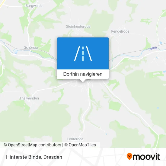 Hinterste Binde Karte