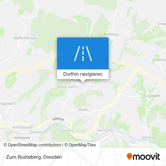 Zum Rusteberg Karte