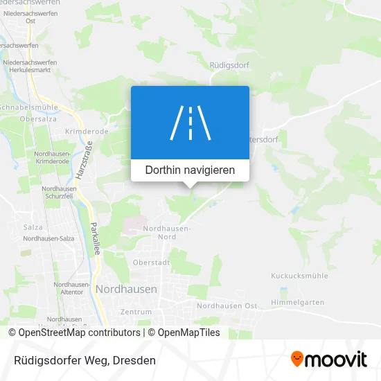Rüdigsdorfer Weg Karte