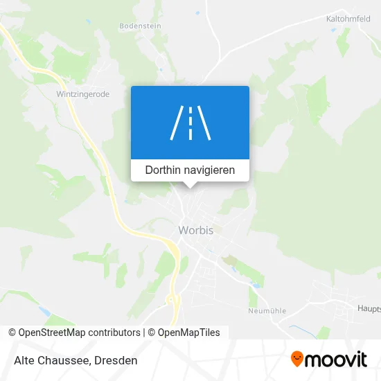 Alte Chaussee Karte