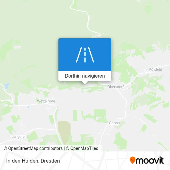 In den Halden Karte