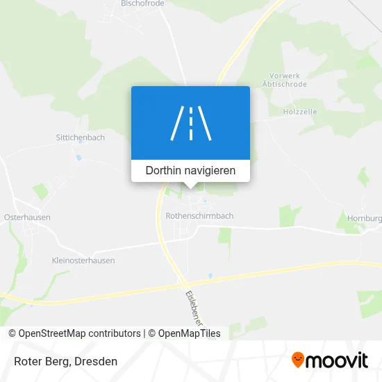 Roter Berg Karte