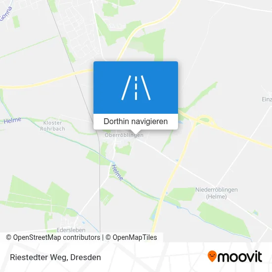 Riestedter Weg Karte