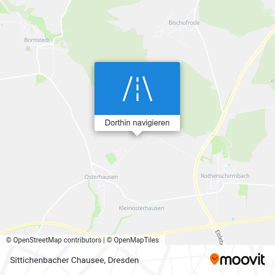 Sittichenbacher Chausee Karte