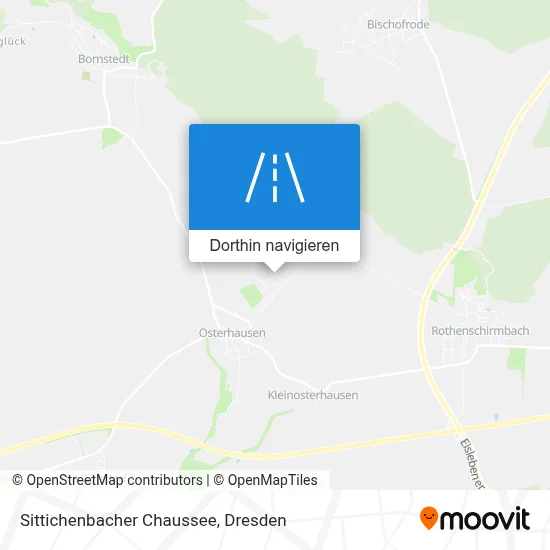 Sittichenbacher Chaussee Karte