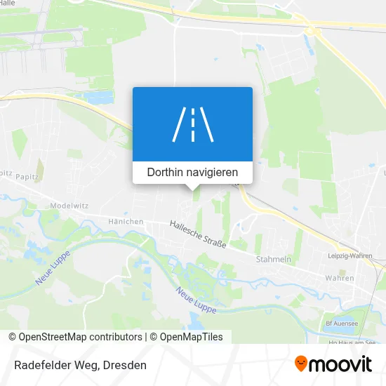 Radefelder Weg Karte