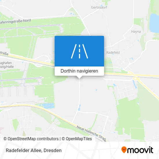 Radefelder Allee Karte