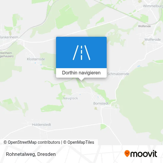 Rohnetalweg Karte