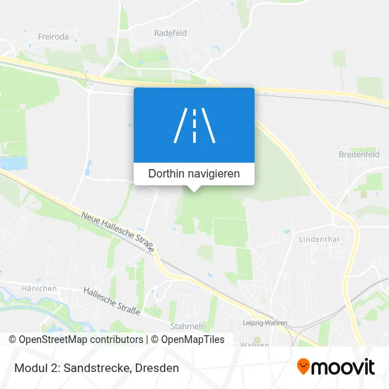 Modul 2: Sandstrecke Karte