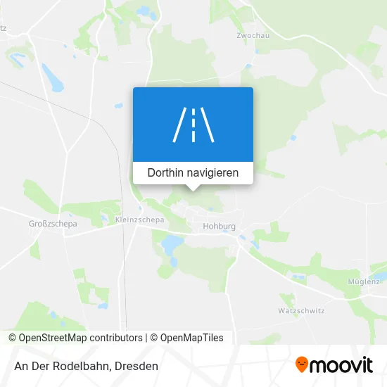 An Der Rodelbahn Karte