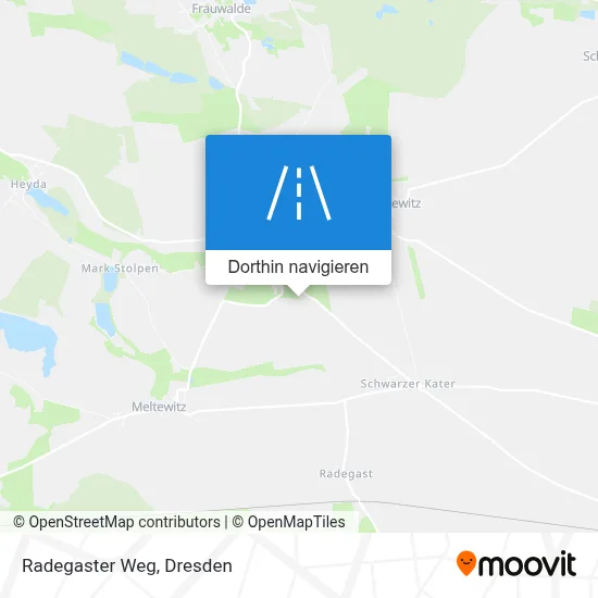 Radegaster Weg Karte