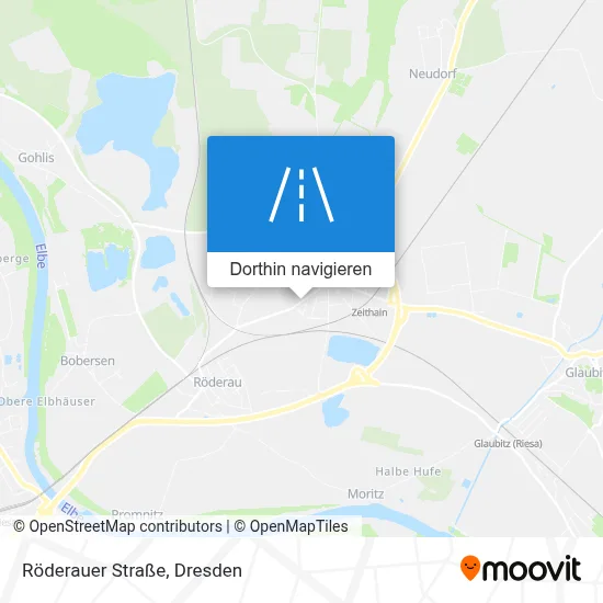 Röderauer Straße Karte