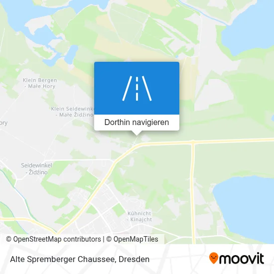 Alte Spremberger Chaussee Karte