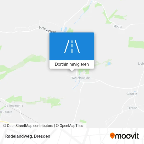 Radelandweg Karte