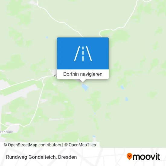 Rundweg Gondelteich Karte