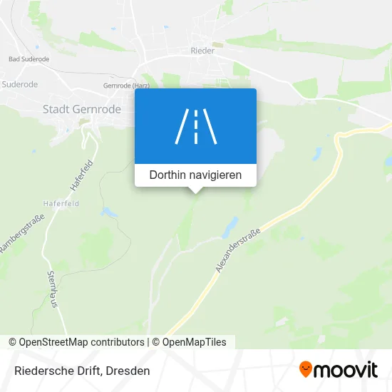 Riedersche Drift Karte