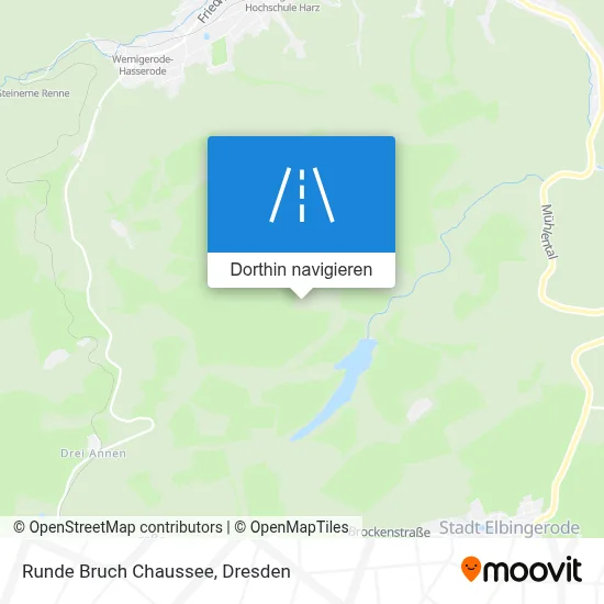Runde Bruch Chaussee Karte
