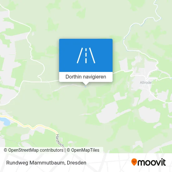 Rundweg Mammutbaum Karte