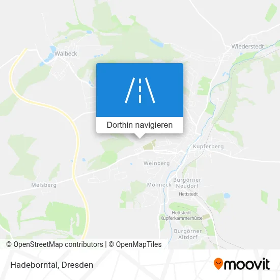 Hadeborntal Karte