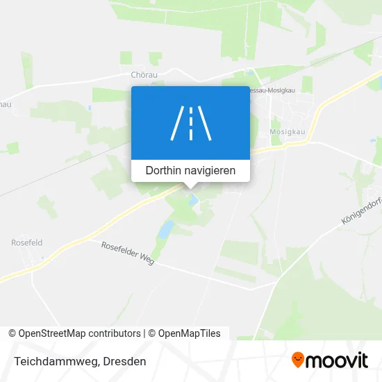 Teichdammweg Karte