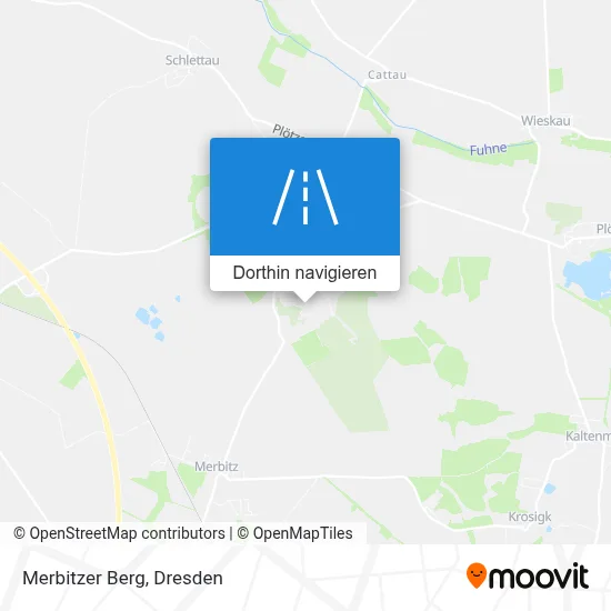 Merbitzer Berg Karte