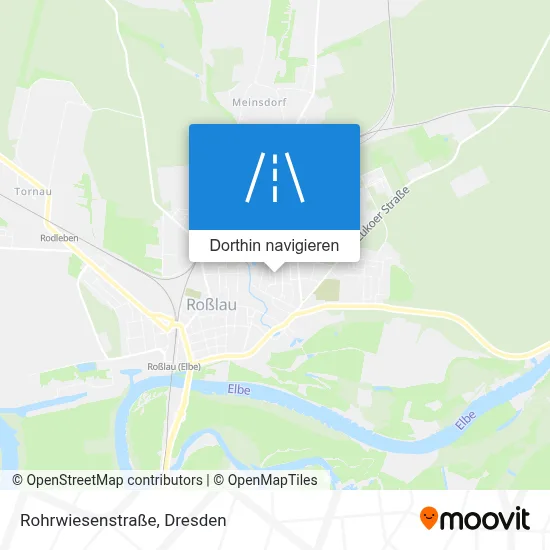 Rohrwiesenstraße Karte