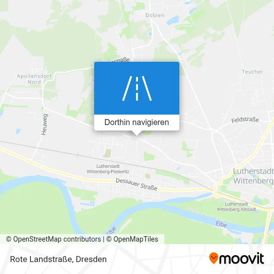 Rote Landstraße Karte
