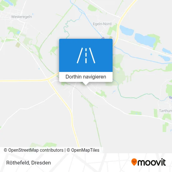 Röthefeld Karte