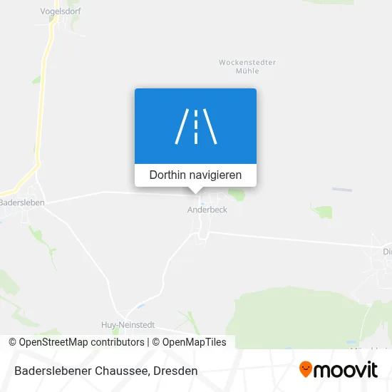 Baderslebener Chaussee Karte