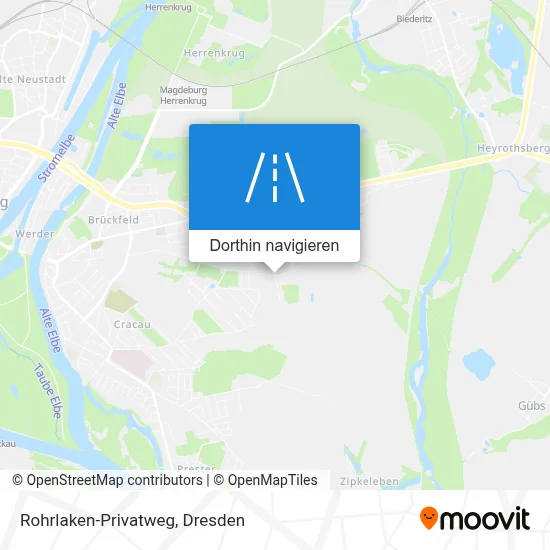 Rohrlaken-Privatweg Karte