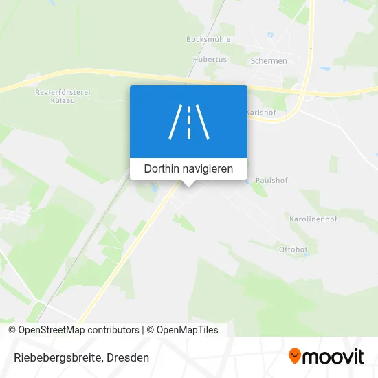 Riebebergsbreite Karte