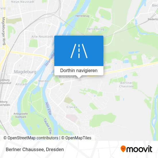 Berlner Chaussee Karte