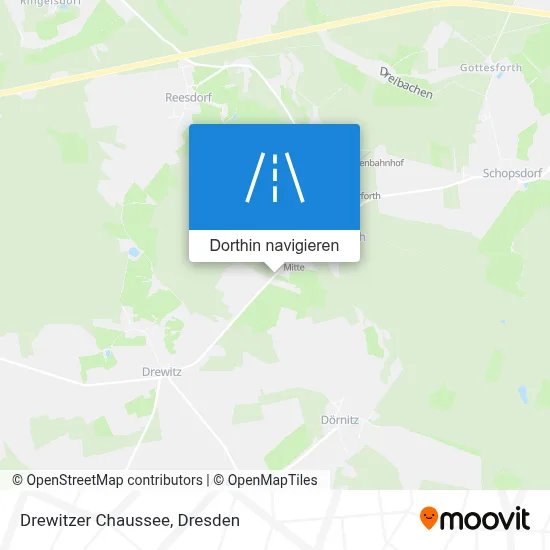 Drewitzer Chaussee Karte