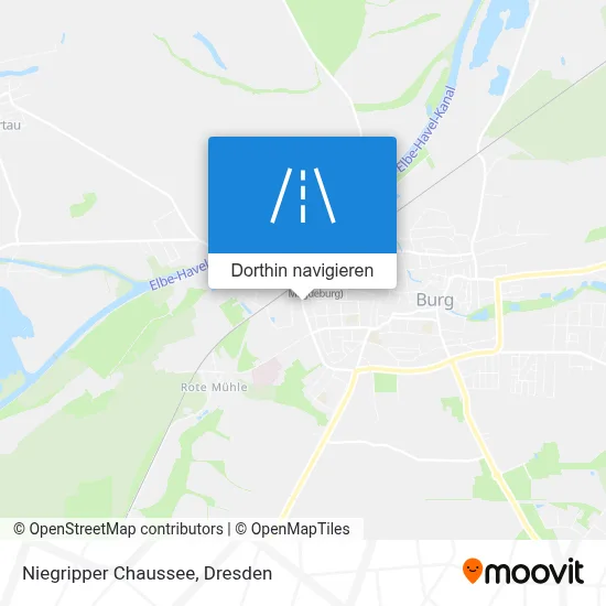 Niegripper Chaussee Karte