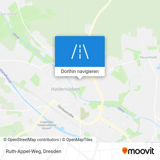 Ruth-Appel-Weg Karte