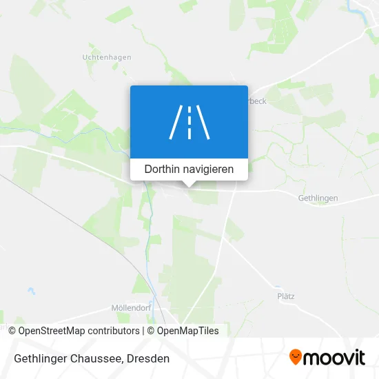 Gethlinger Chaussee Karte