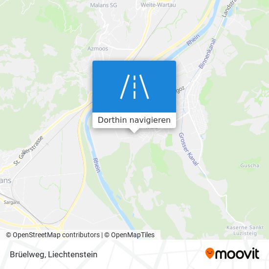 Brüelweg Karte