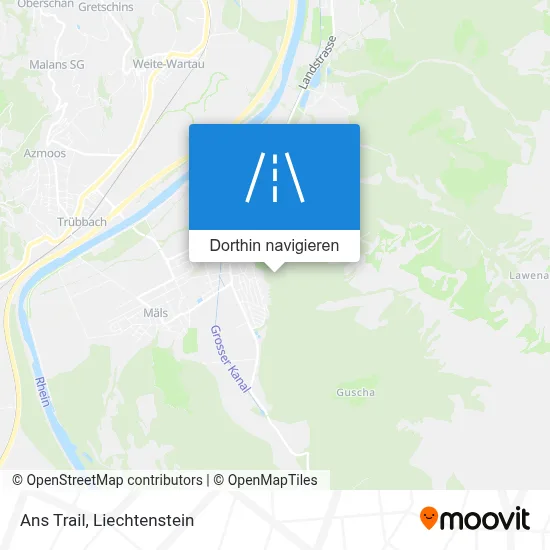 Ans Trail Karte